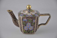 Teiera cloisonné di prima metà ‘900