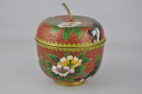 Scatolina mela cloisonnè
