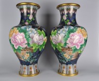 - 35% sconto Coppia di vasi cloisonné di prima metà ‘900