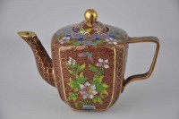 Teiera cloisonné di prima metà ‘900