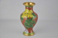 Vaso piccolo in cloisonné di vecchia manifattura