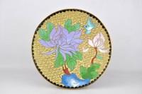 Piattino cloisonné di vecchia manifattura