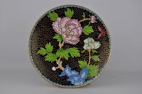 Piattino cloisonné di vecchia manifattura