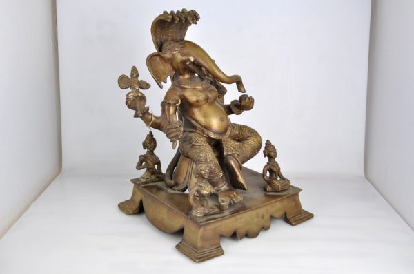 -30% sconto Statua Dio Ganesh bronzo - immagine 4