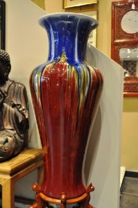 -20% sconto Vaso grande in porcellana policroma