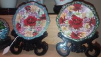 Piattino cloisonné di vecchia manifattura