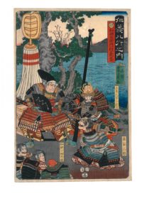 Il fedele samurai Wada Saemonnojo Yoshimori, Utagawa Yoshikazu,1856