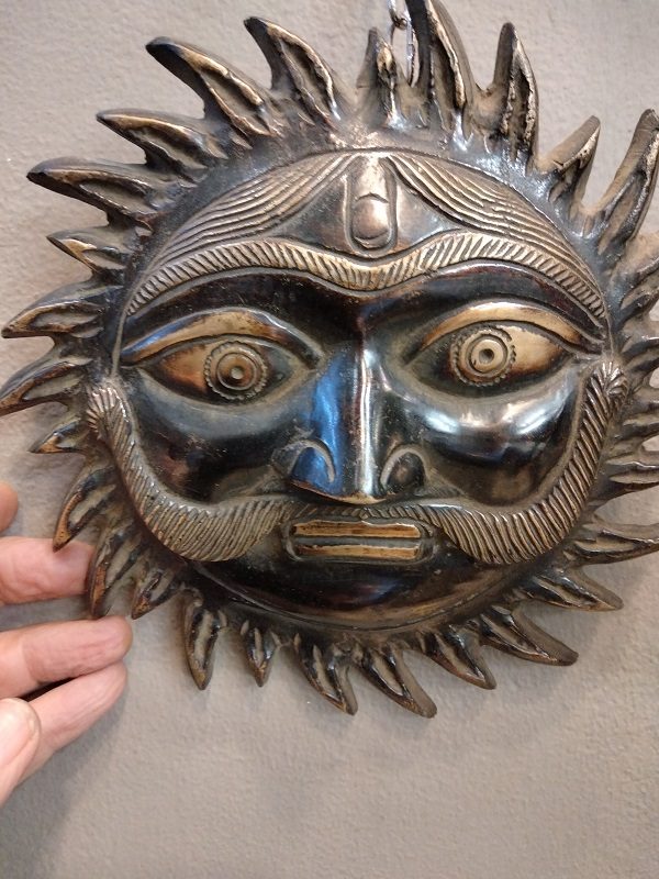 SOLE E LUNA IN BRONZO - immagine 2