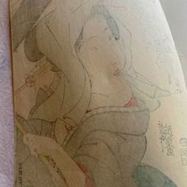 Keisai Eisen, Bellezza giapponese e prima neve,1832 - immagine 2