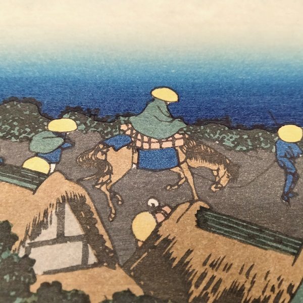 - 35% Sconto Katsushika Hokusai,L’alba sul villaggio di Isawa, Koshu Isawa no akatsuki, 1830-32 - immagine 3