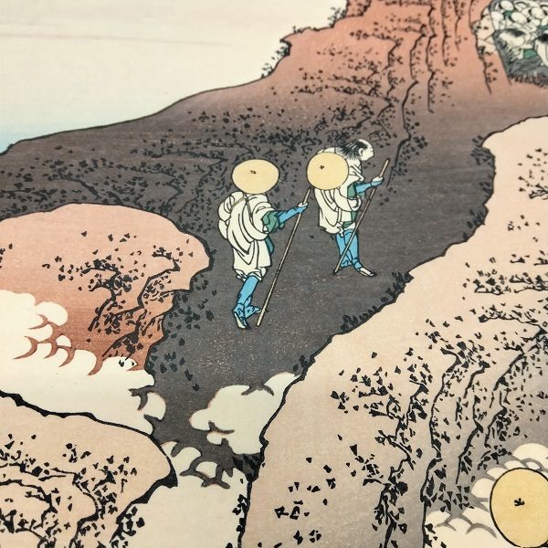 - 35 % SCONTO Katsushika Hokusai, Pellegrini sul Monte Fuji, Shojin tozan, 1830-32 - immagine 7