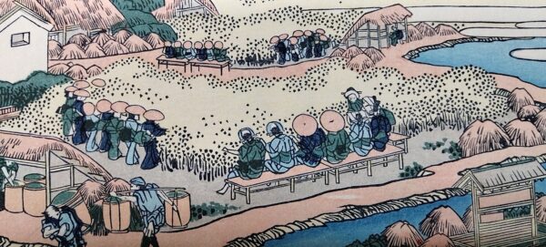 Katsushika Hokusai,Nakahara nella provincia di Sagami, Sōshū Nakahara,1830-32 - immagine 3