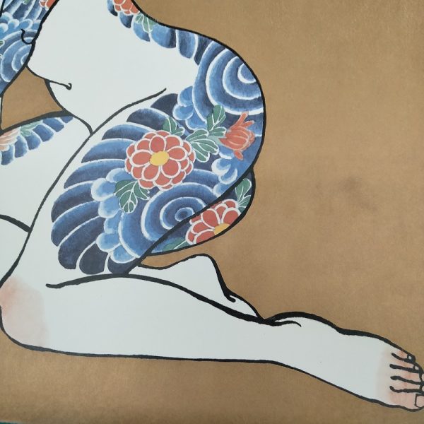 - 20 % SCONTO Bonten Tarō, Donne tatuate, 1970 c.a. Stampa litografica di pregio - immagine 4