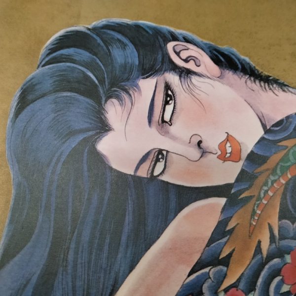 - 30 % SCONTO Bonten Tarō, Titolo: Donne tatuate, 1970 c.a. Stampa litografica di pregio - immagine 4