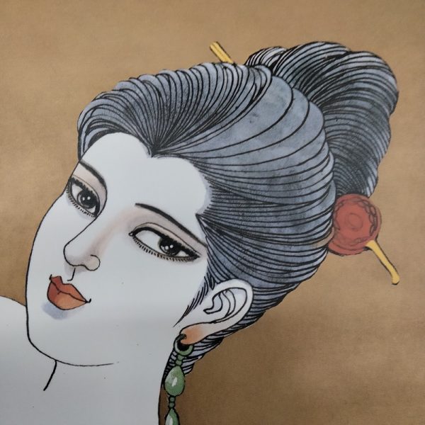 Bonten Tarō, Titolo: Donne tatuate, 1970 c.a. Stampa litografica di pregio - immagine 2