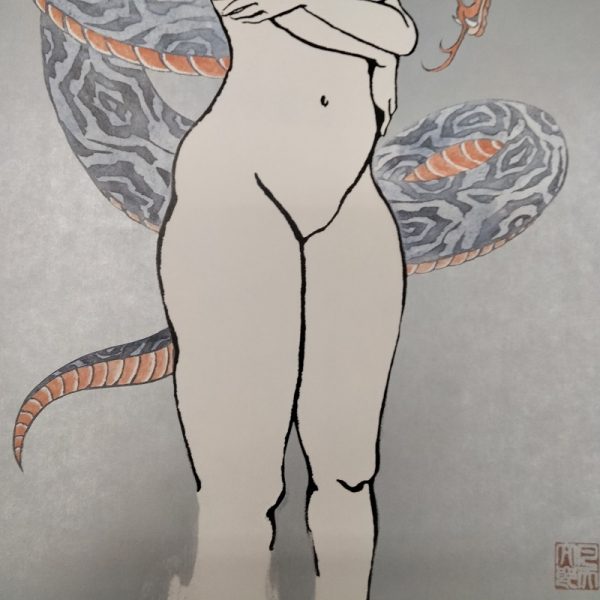 - 20 % SCONTO Bonten Tarō, Donne tatuate, 1970 c.a. Stampa litografica di pregio - immagine 7