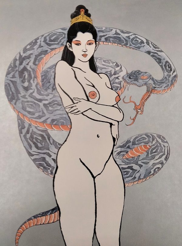 - 20 % SCONTO Bonten Tarō, Donne tatuate, 1970 c.a. Stampa litografica di pregio - immagine 8