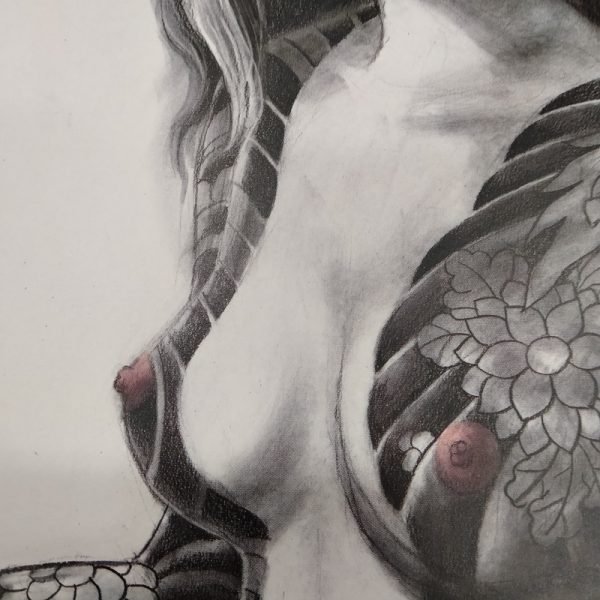 - 20 % SCONTO Bonten Tarō, Titolo: Donne tatuate, 1970 c.a. Stampa litografica di pregio - immagine 5