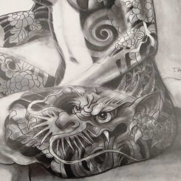 - 20 % SCONTO Bonten Tarō, Titolo: Donne tatuate, 1970 c.a. Stampa litografica di pregio - immagine 8