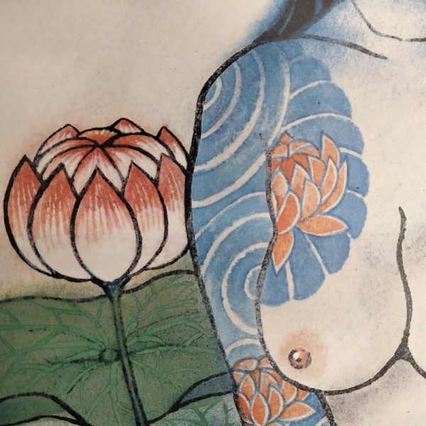 - 20 % SCONTO Bonten Tarō, Titolo: Donne tatuate, 1970 c.a. Stampa litografica di pregio - immagine 2