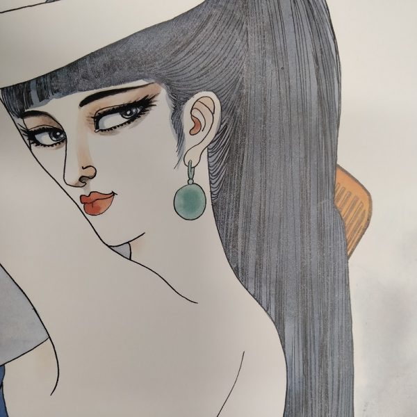 Bonten Tarō, Titolo: Donne tatuate, 1970 c.a. Stampa litografica di pregio - immagine 2