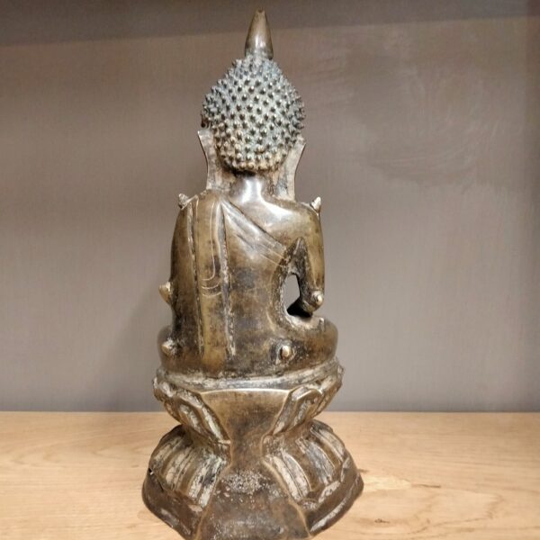 - 35% SCONTO Buddha birmano in bronzo primi ' 900 - immagine 4