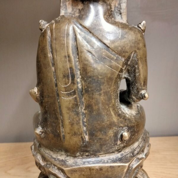 - 35% SCONTO Buddha birmano in bronzo primi ' 900 - immagine 6