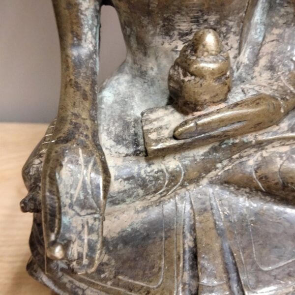 - 35% SCONTO Buddha birmano in bronzo primi ' 900 - immagine 7
