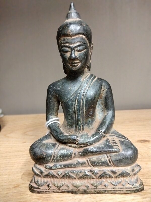 - 25 % SCONTO Buddha in bronzo seduto in stile Khmer, proveniente Cambogia - immagine 9