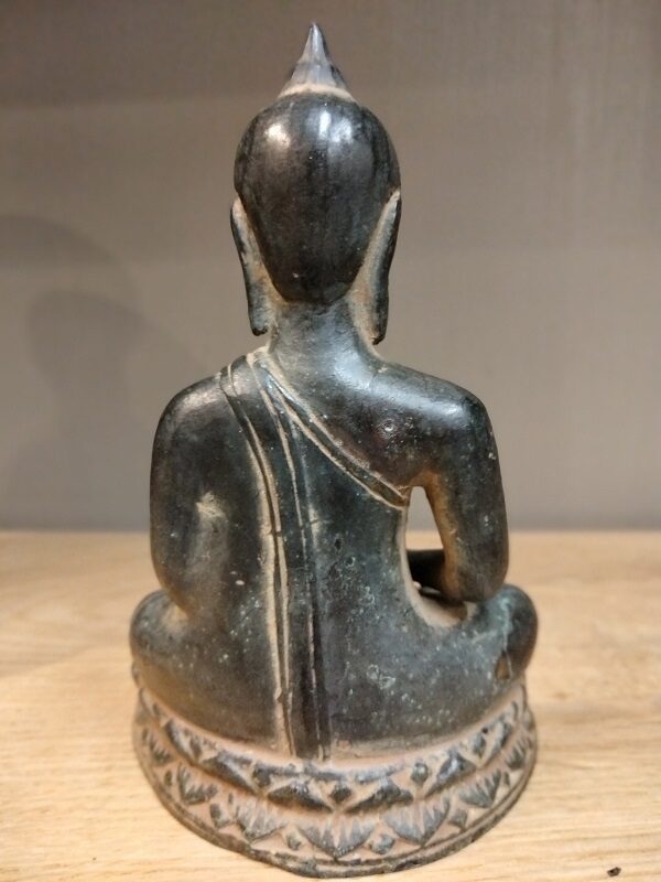 - 25 % SCONTO Buddha in bronzo seduto in stile Khmer, proveniente Cambogia - immagine 2
