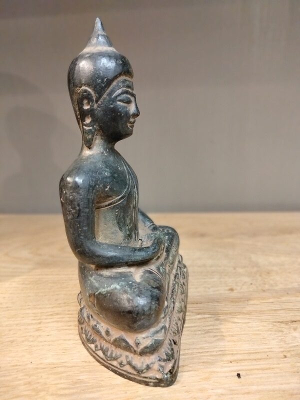 - 25 % SCONTO Buddha in bronzo seduto in stile Khmer, proveniente Cambogia - immagine 6