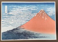 - 25 % SCONTO Katsushika Hokusai (1760–1849), IL FUJI ROSSO – VENTO FRESCO DEL SUD IN UNA CHIARA MATTINA,Gaifu Kaise,1830-32