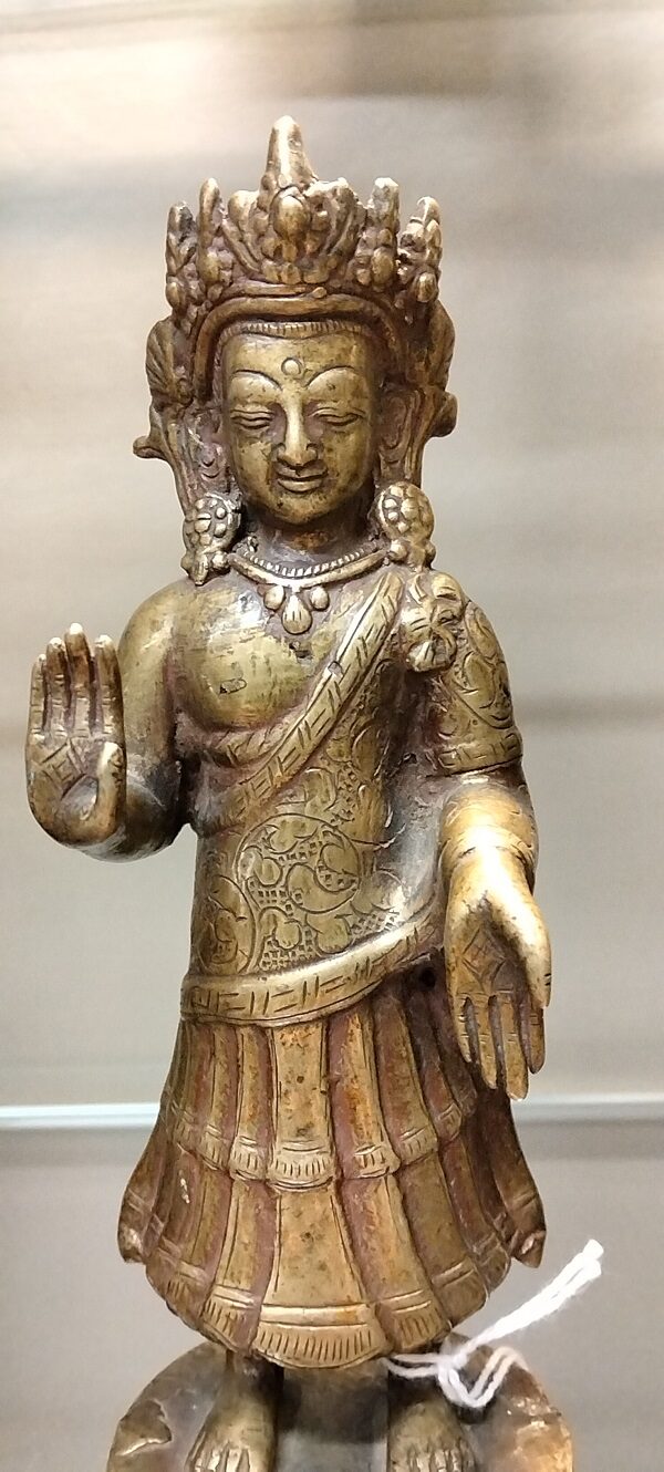 Bodhisatva in bronzo proveniente Tibet - immagine 2