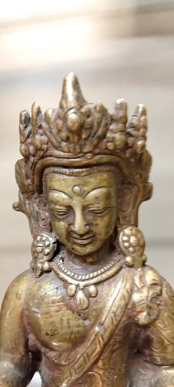 Bodhisatva in bronzo proveniente Tibet - immagine 3