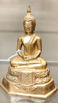 Buddha in bronzo proveniente Birmania metà 900