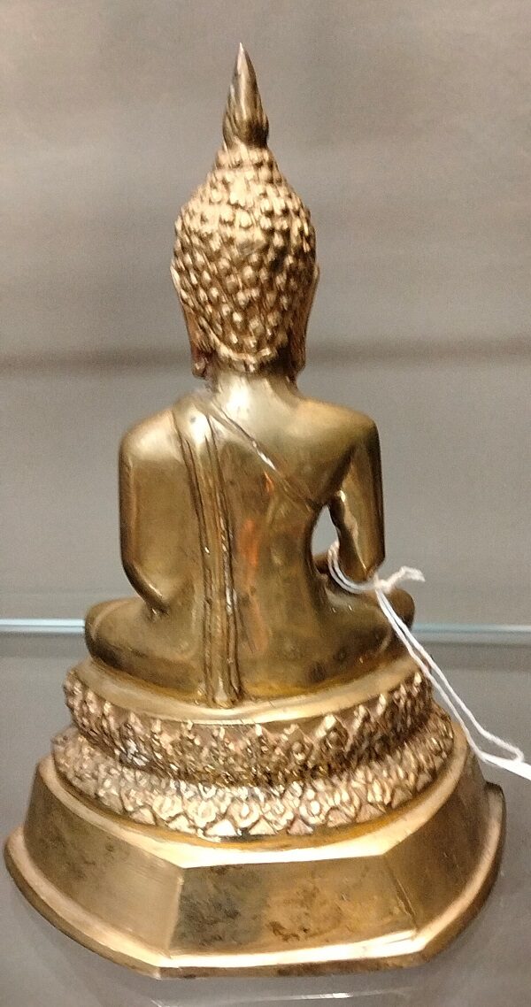 Buddha in bronzo proveniente Birmania metà 900 - immagine 2