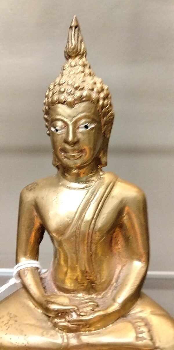 Buddha in bronzo proveniente Birmania metà 900 - immagine 3
