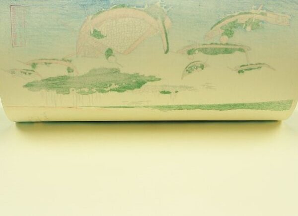 -20% SCONTO Katsushika Hokusai,Il Fuji visto dal mare con l’Isola di Tsukuda nella provincia di Musashi sul fiume Sumida,1830-32 - immagine 4