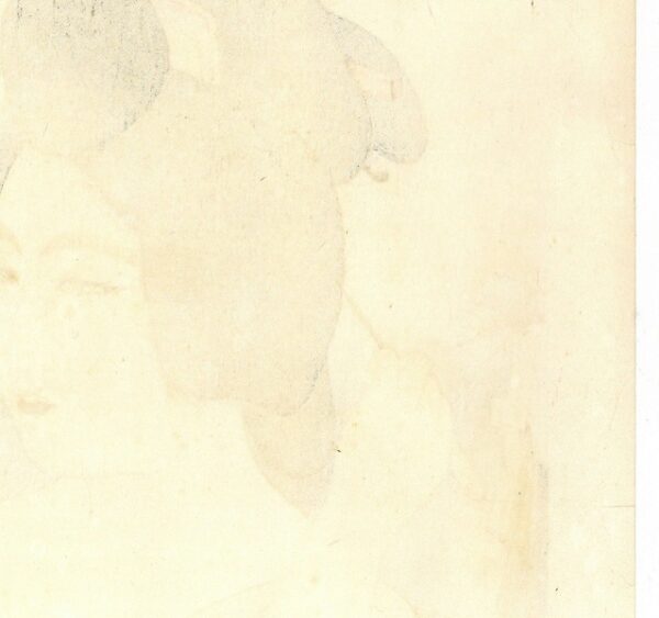 Shinhanga in stile bijinga, Dōmoto Inshō, Primo trucco del nuovo anno,1935 - immagine 3