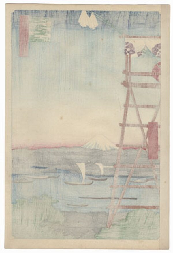 -  30% Sconto UTAGAWA HIROSHIGE, Il temple Ekō-in a Ryōgoku ed il ponte Moto-Yanagi,1857 - immagine 2