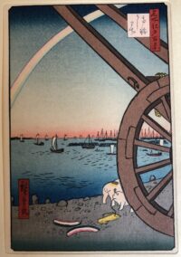UTAGAWA HIROSHIGE, Ushimachi a Takanawa, Takanawa ushimachi, Aprile 1857