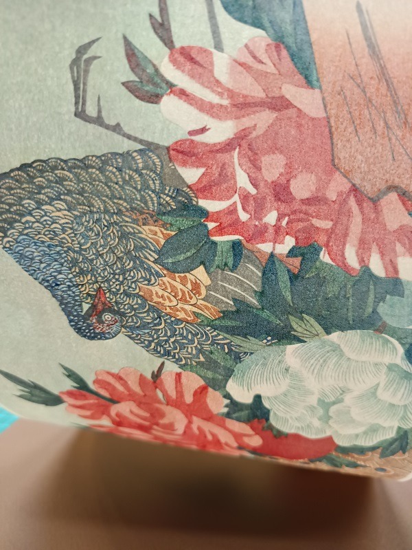 QU-726a Utagawa Hiroshige, Pavone e fiori di peonie - immagine 2